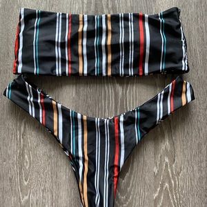Striped bikini
